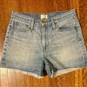 J. Crew Light Blue Jean Shorts, Size 27